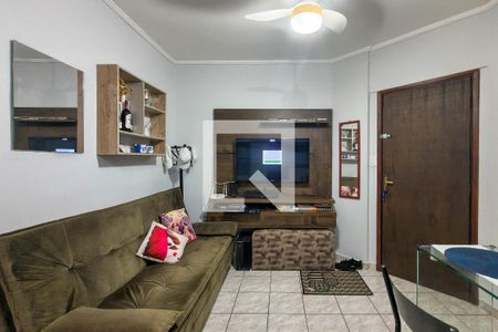 Sala de apartamento para alugar com 1 quarto, 40m² em Solemar, Praia Grande