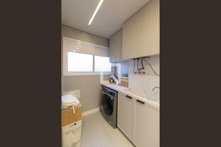 Sala/Cozinha/Área de Serviço  de apartamento para alugar com 2 quartos, 89m² em Vila Guilhermina, São Paulo