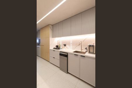 Sala/Cozinha/Área de Serviço  de apartamento para alugar com 2 quartos, 89m² em Vila Guilhermina, São Paulo