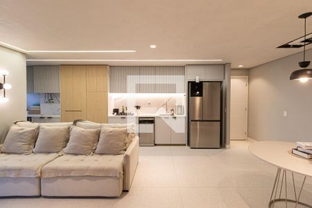 Sala/Cozinha/Área de Serviço  de apartamento para alugar com 2 quartos, 89m² em Vila Guilhermina, São Paulo