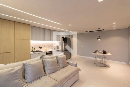Sala/Cozinha/Área de Serviço  de apartamento para alugar com 2 quartos, 89m² em Vila Guilhermina, São Paulo