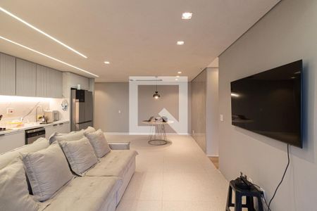 Sala/Cozinha/Área de Serviço  de apartamento para alugar com 2 quartos, 89m² em Vila Guilhermina, São Paulo