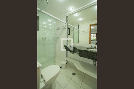 Banheiro de kitnet/studio à venda com 1 quarto, 35m² em Vila Clementino, São Paulo