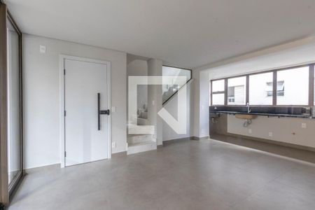Sala de apartamento à venda com 2 quartos, 136m² em Anchieta, Belo Horizonte