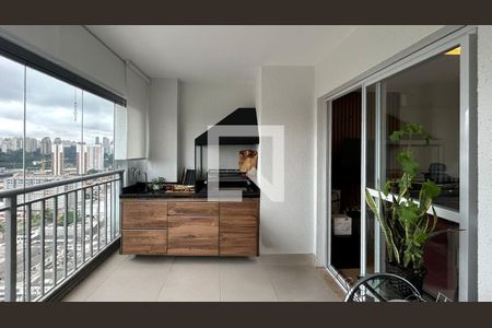 Varanda de apartamento para alugar com 2 quartos, 74m² em Jardim Caravelas, São Paulo