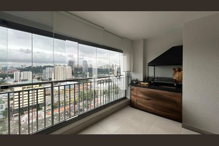 Varanda de apartamento para alugar com 2 quartos, 74m² em Jardim Caravelas, São Paulo