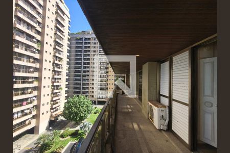 Varanda  de apartamento para alugar com 3 quartos, 200m² em São Conrado, Rio de Janeiro