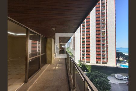 Varanda  de apartamento para alugar com 3 quartos, 200m² em São Conrado, Rio de Janeiro