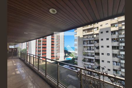 Varanda  de apartamento para alugar com 3 quartos, 200m² em São Conrado, Rio de Janeiro