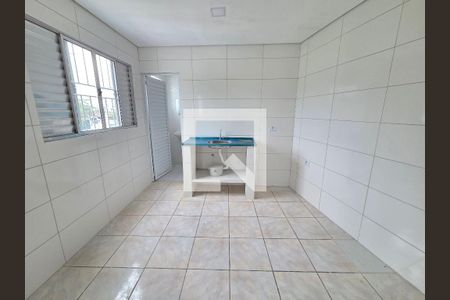 Cozinha de casa para alugar com 2 quartos, 90m² em Quietude, Praia Grande