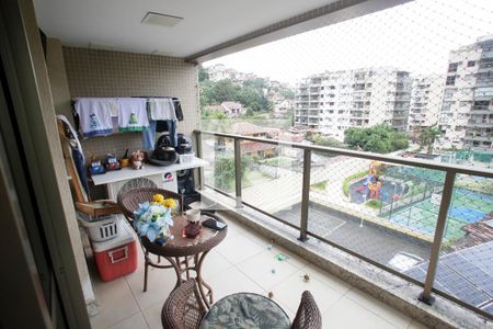 Varanda da Sala de apartamento para alugar com 3 quartos, 75m² em Freguesia (jacarepaguá), Rio de Janeiro