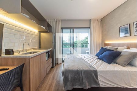 Studio  de kitnet/studio para alugar com 1 quarto, 24m² em Santo Amaro, São Paulo