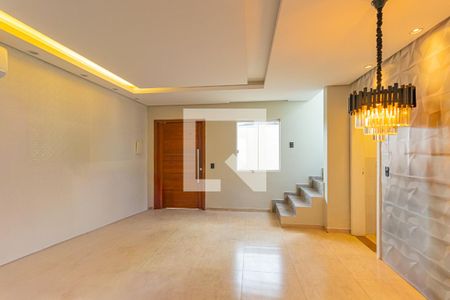Sala de casa de condomínio para alugar com 3 quartos, 110m² em Mato Grande, Canoas