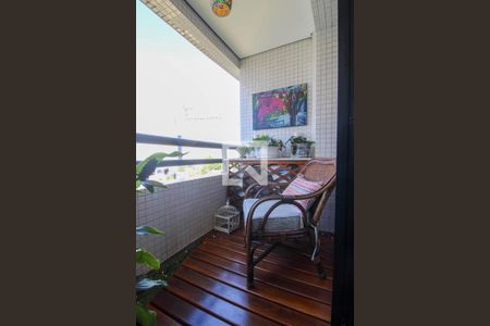 Varanda da Sala de apartamento à venda com 1 quarto, 58m² em Vila Andrade, São Paulo