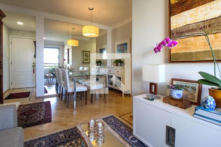 Sala  de apartamento à venda com 1 quarto, 58m² em Vila Andrade, São Paulo