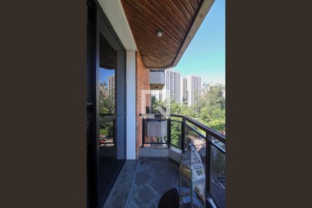 Varanda da Sala de apartamento para alugar com 3 quartos, 130m² em Parque Bairro Morumbi, São Paulo