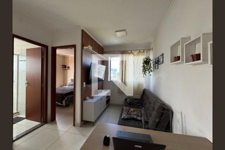 Sala de apartamento à venda com 1 quarto, 32m² em Santa Maria, Osasco