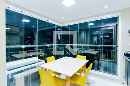 Varanda da Sala de kitnet/studio para alugar com 1 quarto, 38m² em Jardim Flor da Montanha, Guarulhos