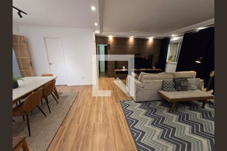 Sala de apartamento à venda com 3 quartos, 118m² em Vila Bastos, Santo André