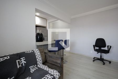 Sala de apartamento à venda com 2 quartos, 60m² em Vila Valparaíso, Santo André
