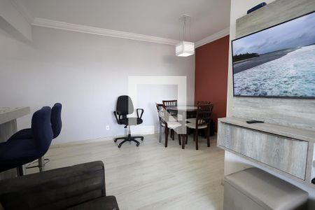 Sala de apartamento à venda com 2 quartos, 60m² em Vila Valparaíso, Santo André