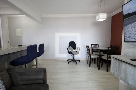 Sala de apartamento à venda com 2 quartos, 60m² em Vila Valparaíso, Santo André