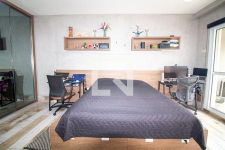 Sala / Quarto - Studio de kitnet/studio à venda com 1 quarto, 37m² em Brooklin, São Paulo