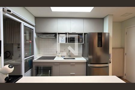 Cozinha de apartamento para alugar com 1 quarto, 38m² em Belenzinho, São Paulo