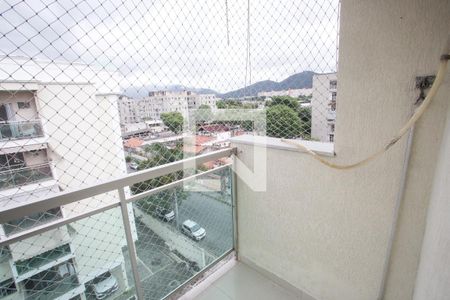 Varanda da Sala de apartamento à venda com 2 quartos, 60m² em Taquara, Rio de Janeiro
