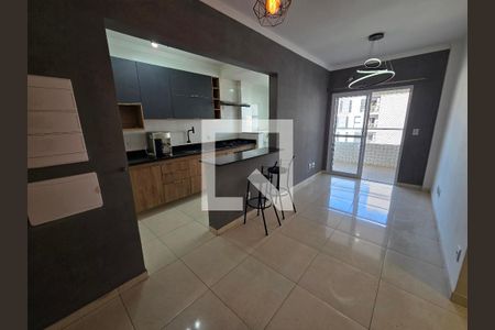 Sala de apartamento para alugar com 2 quartos, 65m² em Canto do Forte, Praia Grande