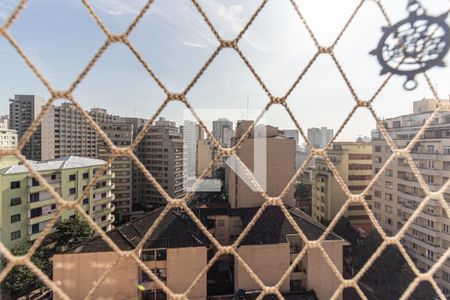 Vista da Sala de apartamento à venda com 3 quartos, 93m² em Higienópolis, São Paulo