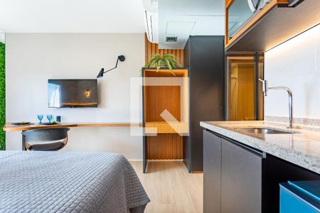 Sala/Quarto de apartamento para alugar com 1 quarto, 39m² em Setor Marista, Goiânia