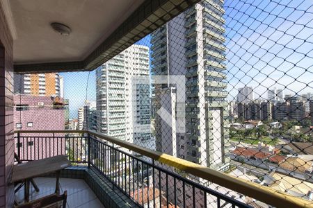 Sacada  de apartamento para alugar com 3 quartos, 301m² em Canto do Forte, Praia Grande