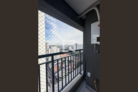 Varanda da Sala de kitnet/studio à venda com 1 quarto, 30m² em Quarta Parada, São Paulo