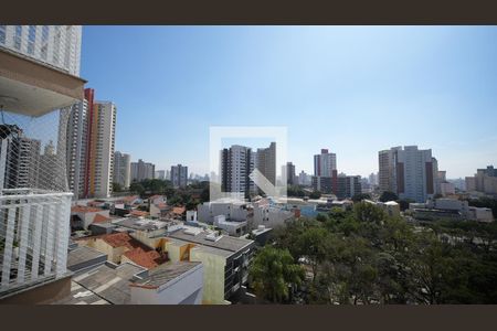 Varanda da Sala de apartamento para alugar com 1 quarto, 40m² em Vila Assunção, Santo André