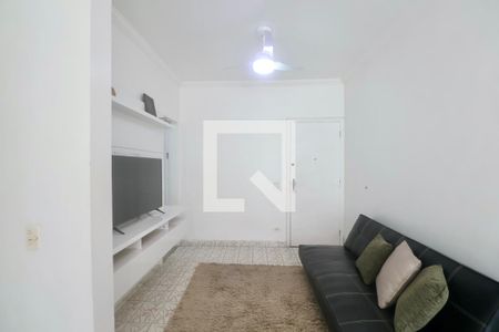 Sala de apartamento para alugar com 2 quartos, 45m² em Jardim Virginia, Guarujá