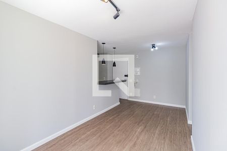 Sala/Cozinha de apartamento para alugar com 1 quarto, 50m² em Campo Belo, São Paulo