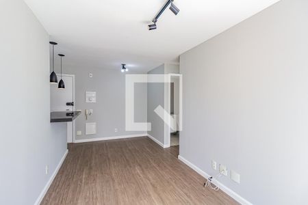 Sala/Cozinha de apartamento para alugar com 1 quarto, 50m² em Campo Belo, São Paulo