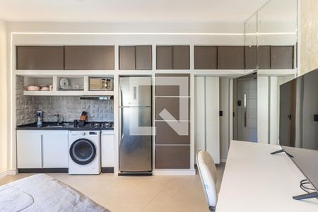 Cozinha de kitnet/studio para alugar com 1 quarto, 31m² em Centro Histórico de São Paulo, São Paulo