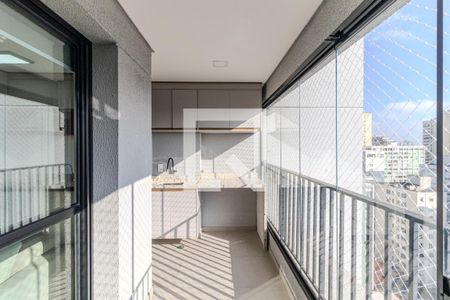 Varanda de apartamento para alugar com 1 quarto, 42m² em Vila Buarque, São Paulo