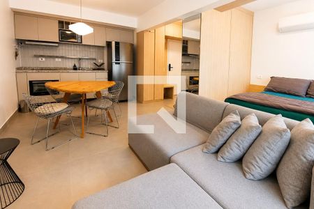 Sala de apartamento para alugar com 1 quarto, 42m² em Bela Vista, São Paulo