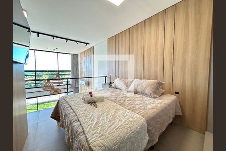Suíte de apartamento para alugar com 1 quarto, 55m² em Barra da Lagoa, Florianópolis