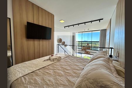 Suíte de apartamento para alugar com 1 quarto, 55m² em Barra da Lagoa, Florianópolis