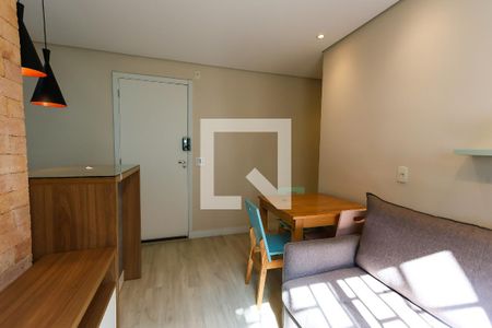 sala  de kitnet/studio para alugar com 1 quarto, 34m² em Jardim Paris, São Paulo