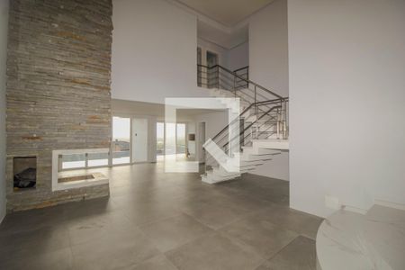 Sala de casa de condomínio à venda com 4 quartos, 286m² em Vila Nova, Porto Alegre