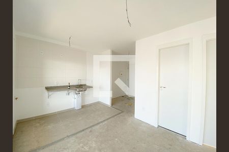Sala/Cozinha de apartamento para alugar com 2 quartos, 56m² em Barra Funda, São Paulo