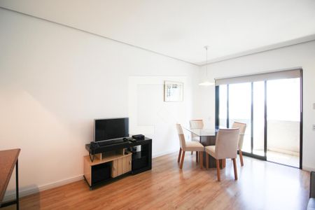 Sala de apartamento à venda com 1 quarto, 50m² em Moema, São Paulo