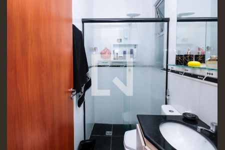 Banheiro da Suíte 1 de apartamento à venda com 4 quartos, 105m² em Buritis, Belo Horizonte