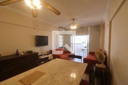 Sala de apartamento para alugar com 3 quartos, 132m² em Balneario Cidade Atlantica, Guarujá