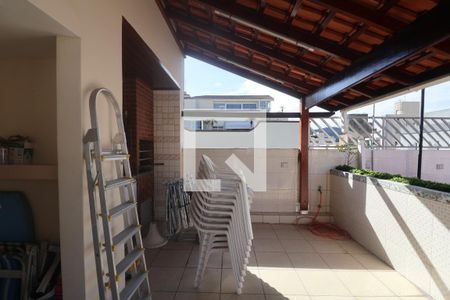 Varanda de apartamento para alugar com 3 quartos, 132m² em Balneario Cidade Atlantica, Guarujá